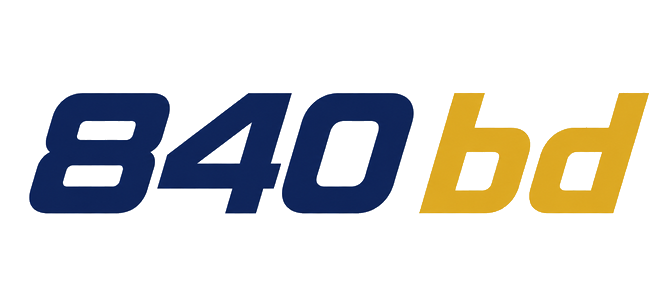 840 bd বাংলা গেমিং লোগো